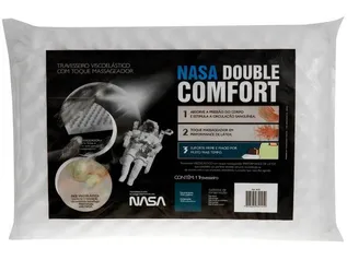 Travesseiro Nasa Fibrasca Viscoelástico - NASA Double Comfort 