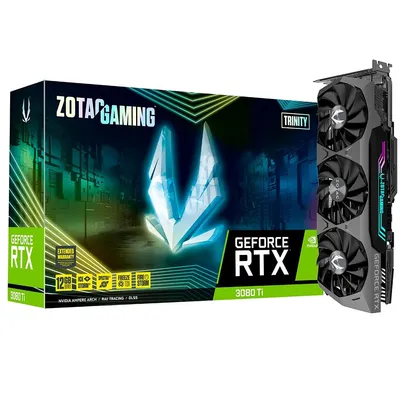 Placa de Vídeo Zotac NVIDIA GeForce RTX 3090 Trinity, 24GB, GDDR6X - ZT-A30900D-10P