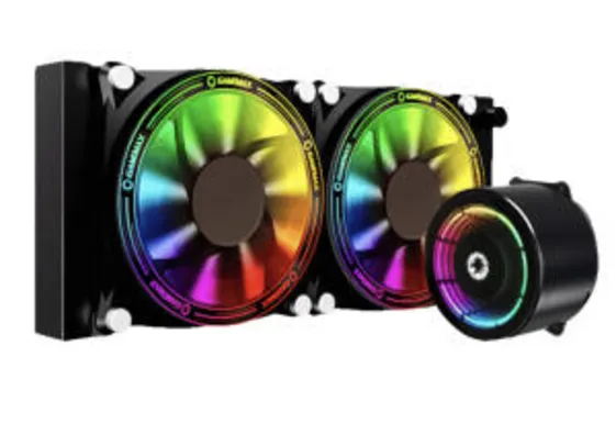 Water cooler GameMax Ice Chill 240, Rainbow ARGB 240mm, Intel-AMD | R$430