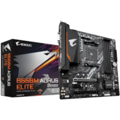 Placa Mãe Gigabyte B550M AORUS Elite, Chipset B550, AMD AM4, mATX, DDR4