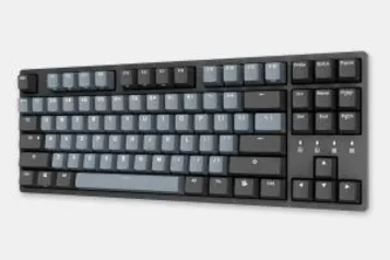 (R$454 c/ AME) Teclado Mecânico Durgod K320 Taurus Cinza Switch Cherry Black