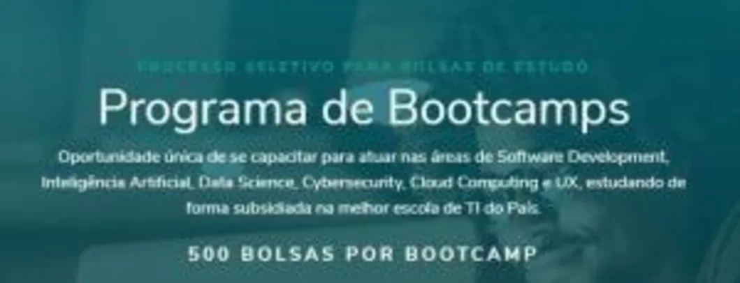 Programa de Bootcamp (Curso Online) | R$100