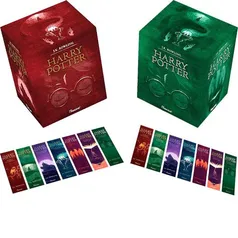 [AME SC 106,74] Box Harry Potter Premium- 7 Livros em Capa Dura: 7 Marcadores - Exclusivo - 1ª Ed.