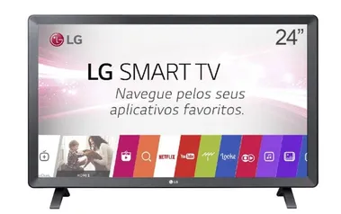 Smart TV Monitor LG 23.6" LCD LED 24TL520S HD