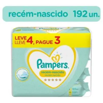 Lenços Umedecidos Pampers 4 pacotes 768 lenços