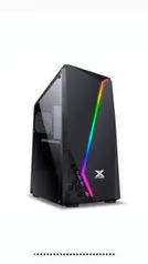 Gabinete Gamer Vinik VX Gaming Lynx, Mid Tower, RGB, Lateral em Acrílico - R$300