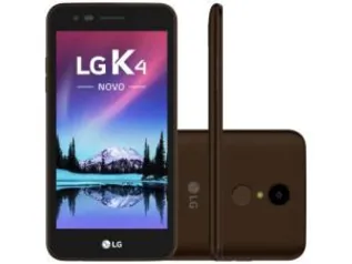 LG K4 Novo 8GB Marrom Dual Chip 4G - Câmera 8MP + Selfie 5MP Tela 5” Proc. Quad Core - R$491,97