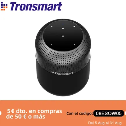 Caixa de Som Tronsmart Element T6 Max 60W TWS 12000mAh Wireless Speaker | R$523