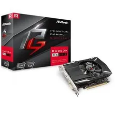 Placa de vídeo Asrock Radeon RX-550 Phantom Gaming / 2GB