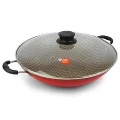 Panela Wok Paris Vermelha 36cm - Tramontina R$100