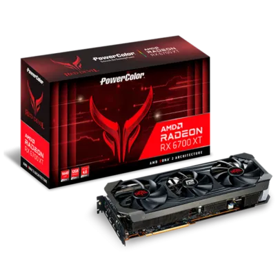 Placa de Vídeo PowerColor Red Devil Radeon RX 6700 XT, 12GB GDDR6, FSR, Ray Tracing