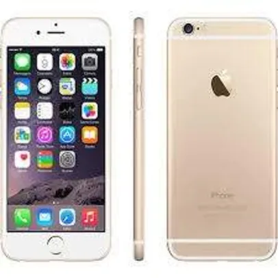 [SUBMARINO] IPHONE 6 - 128GB Dourado iOS 8 4G Wi-Fi Câmera 8MP - Apple  - R$3002