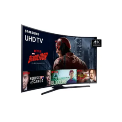 SMART TV LED Ultra HD 49 polegadas SAMSUNG 4K Tela Curva por R$ 2882