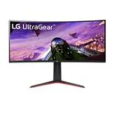 Monitor Gamer LG Ultragear 34 Curvo LED WQHD, UltraWide, 160Hz, 1ms, DisplayPort e HDMI, AMD FreeS