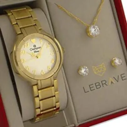 Relógio Champion Feminino Dourado Prova d'água Original - R$179