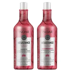 Kit Inoar Shampoo + Condicionador 1L Resistance Lotus