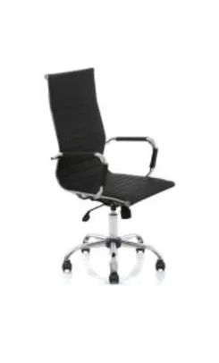 Cadeira Escritório Charles Eames Presidente - Preta | R$502