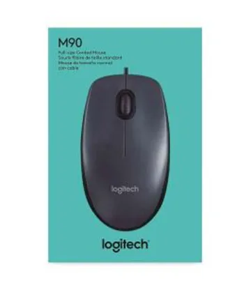 [Prime] Mouse com fio Logitech M90 Preto-R$25