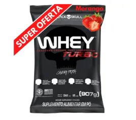 Whey Protein Concentrado TURBO Black Skull 907G - Refil