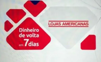 [AME] Lista itens com cashback LOJAS AMERICANAS