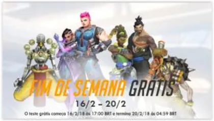 [PC, XBOX e PS4]Jogue OverWatch esse final de semana Grátis