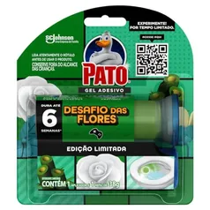 [+Por- R$12.7] Pato 6 discos Desodorizador Sanitário Gel Adesivo Aparelho + Refil 