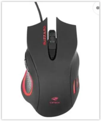 Mouse Gamer C3Tech Buzzard MG-110BK 3.200 Dpi LED - Preto | R$ 52