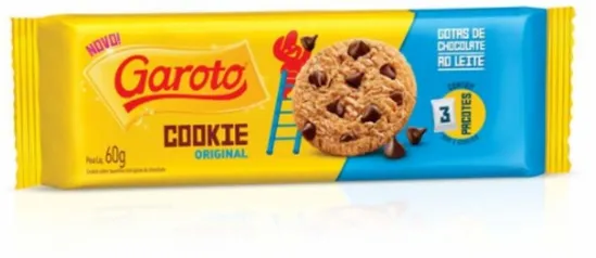 [Oferta Relâmpago] Cookie Garoto Gotas de Chocolate 60