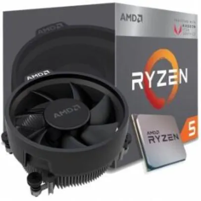 PROCESSADOR AMD RYZEN 5 2400G 3.6GHZ / 3.9GHZ MAX TURBO YD2400C5FBBOX QUAD CORE 4MB AM4 VÍDEO INTEGRADO COOLER WRAITH STEALTH - R$719