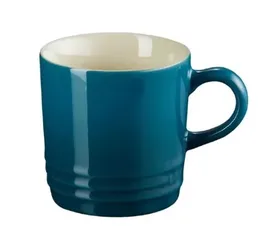 Caneca de Cerâmica Para Café Expresso 100ml - Tradicional - Le Creuset Deep Teal