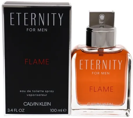 [Importado] Eternity Flame por Calvin Klein para homens 100ml 