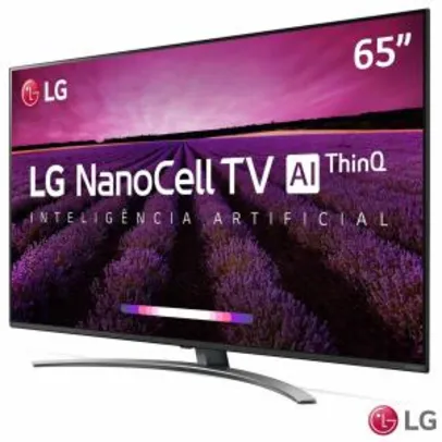 TV NanoCell 65" LG Smart TV SM8600 4K