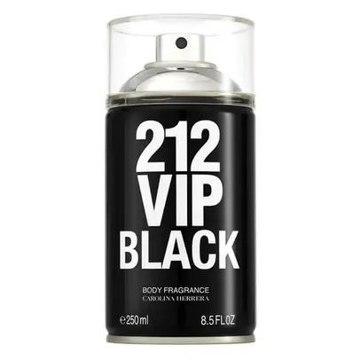 212 Vip Men Black Carolina Herrera - Body Spray 250ml | R$123,00
