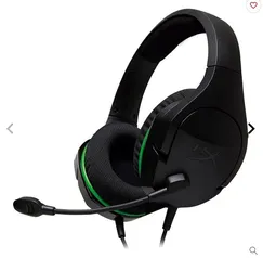 Headset Gamer HyperX CloudX Stinger Core, Drivers 40mm, Xbox One/Windows, Preto e Verde, HX-HSCSCX-B