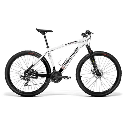 Bicicleta Oficial GTS M1 do Corinthians Aro 29 Freio a Disco Câmbio Shimano 21 Marchas e Amortecedor