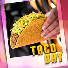 [Taco Bell] Taco Day: 3 Tacos + 1 refrigerante 400 ml por R$9,90