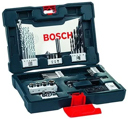Kit de Pontas e Brocas Bosch V-Line para parafusar e perfurar com 41 unidade