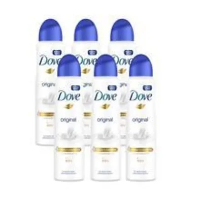 Kit Desodorante Aerossol Dove 150ml 6 unidades - R$43