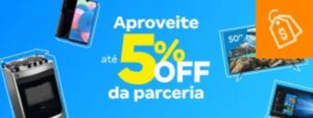 5% OFF em compras na Magalu pagando com Visa