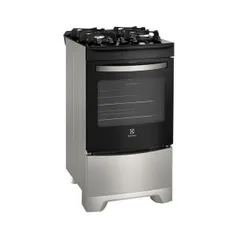 [R$629,93 com Cashback] Fogão de Piso 4 Bocas Cinza Electrolux 52LSV Bivolt R$ 900