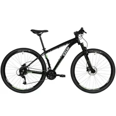 Bicicleta Aro 29 Caloi Flex Quadro 17, Transmissão toda Microshift, Freios Hidráulicos, Trava e K7