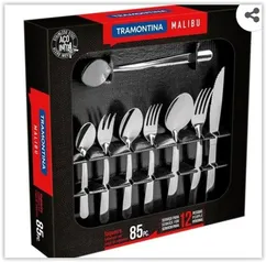 Faqueiro Inox Malibu 85 Peças - Tramontina | R$ 112