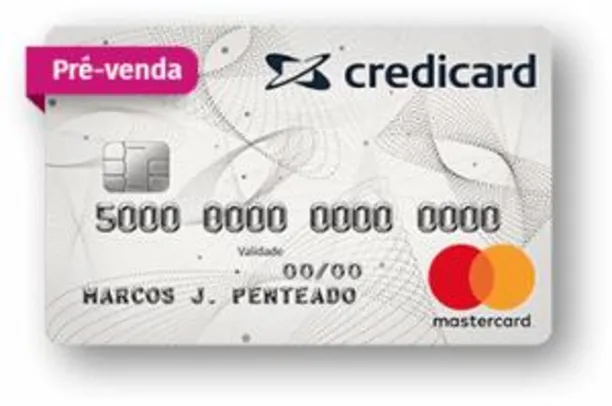 Cartão Crédito da Credicard com Anuidade Zero