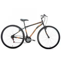 Bicicleta Aro 29 Houston Mirage 21 Marchas com Freio V-Brake - Preta/Laranja