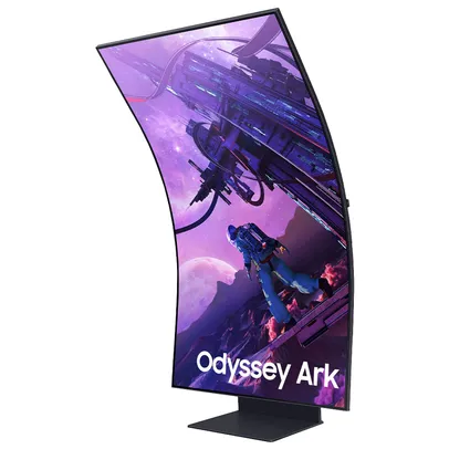 Monitor Samsung Odyssey Ark 55&quot;, Curvo, 4K, 165Hz, 1ms,  + Smart Monitor Samsung 24"