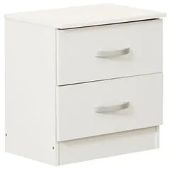 Criado-Mudo Domus 2 Gavetas Branco - Classic Home por R$ 40