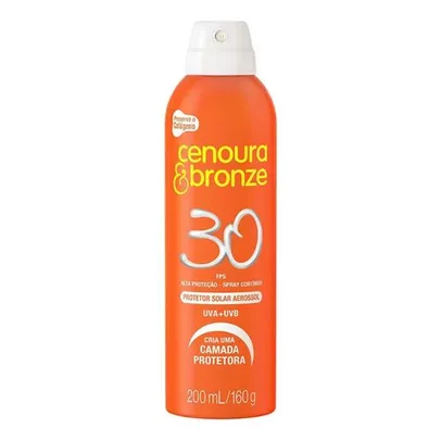 Protetor Solar Cenoura & Bronze FPS30 Aerosol 200ml