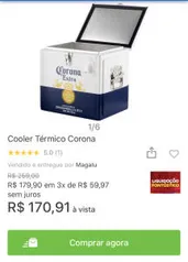 Cooler Térmico Corona | R$ 171