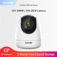 Câmera de vigilância Tenda CP3/CP6 1080p/2k  360° wifi  visão noturna 