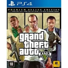 Jogo Grand Theft Auto V Premium Online Edition - PS4